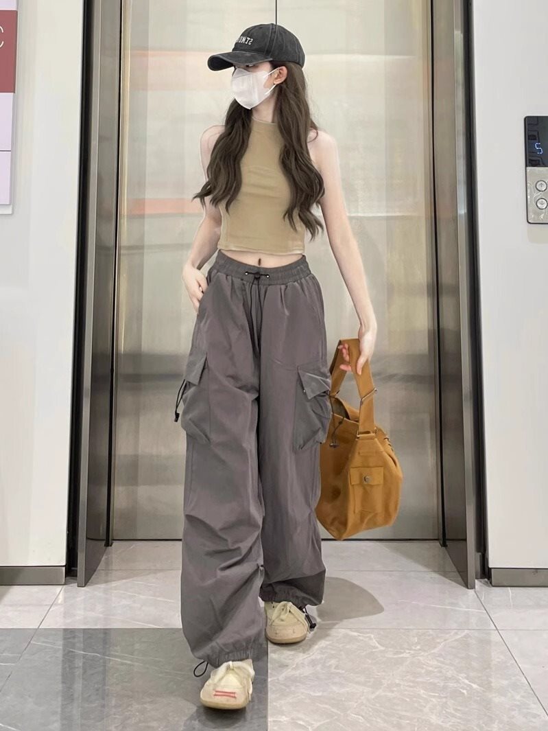 casual fall outfits T Summer Two-Piece Sports Matching Overalls Suit Women's a Set of Fashion Casual Trendy Dopa