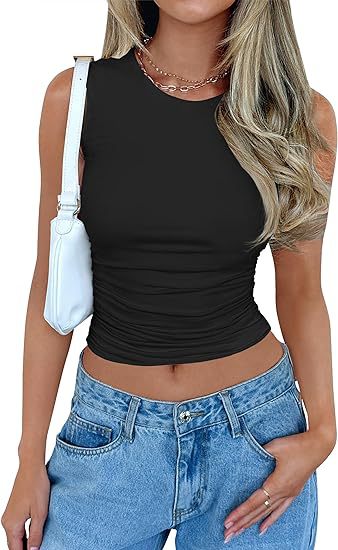 going out outfits Women's Summer Versatile Thread Camisole Women's Inner Short Hot Girl Top