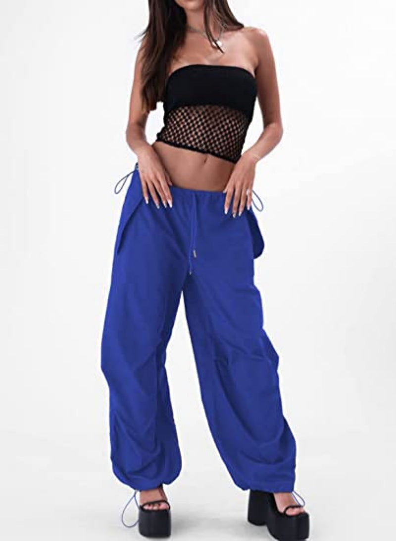 off shoulder New Sports Loose Casual Drawstring Elastic Waist Street Running Fitness Overalls for Women