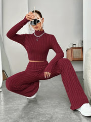 nba outfit for women Tight Fashion Solid Color Women's Suit Long-Sleeved Sweater Bottoming Shirt