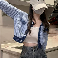 women’s fashion Niche Japanese Retro Lazy Gentle Chic Cardigan Coat Spring French Casual Sweater