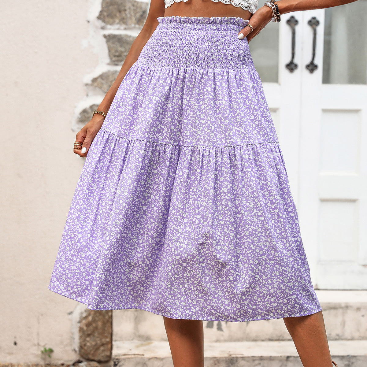 summer outfits inspo Women's Summer Fashion Printed Skirt