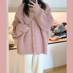 fall outfits women Autumn and Winter Small Wear Creamy-white Lazy Style Sweater Wide Leg Pants High-Grade Three-Piece Suit