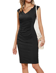 dress outfits Summer Sleeveless Stretch Professional Dress Evening Dress