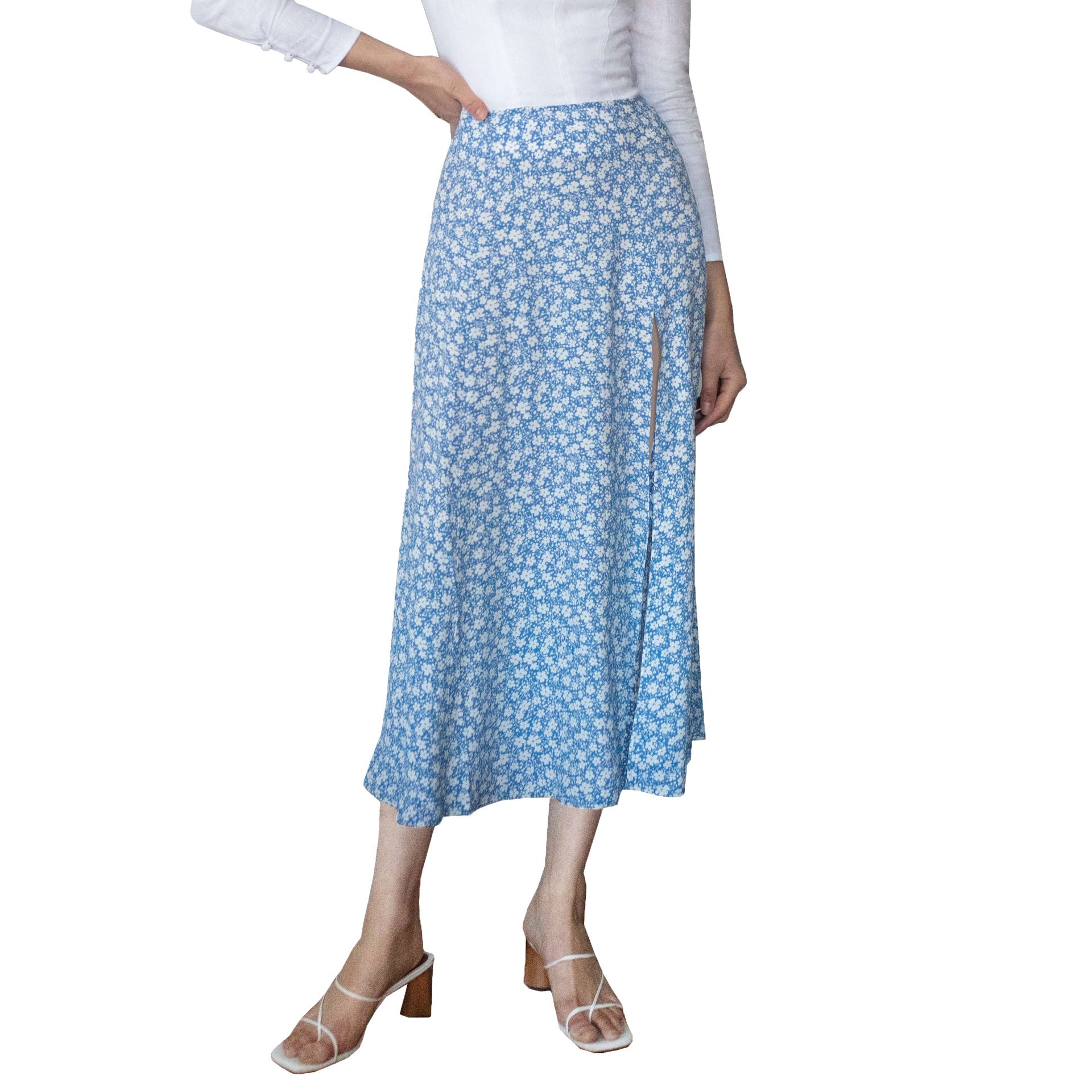 outfit ideas Skirt Leopard Print Long Skirt High Waist Split Hip Skirt Mid-Length A- line Skirt
