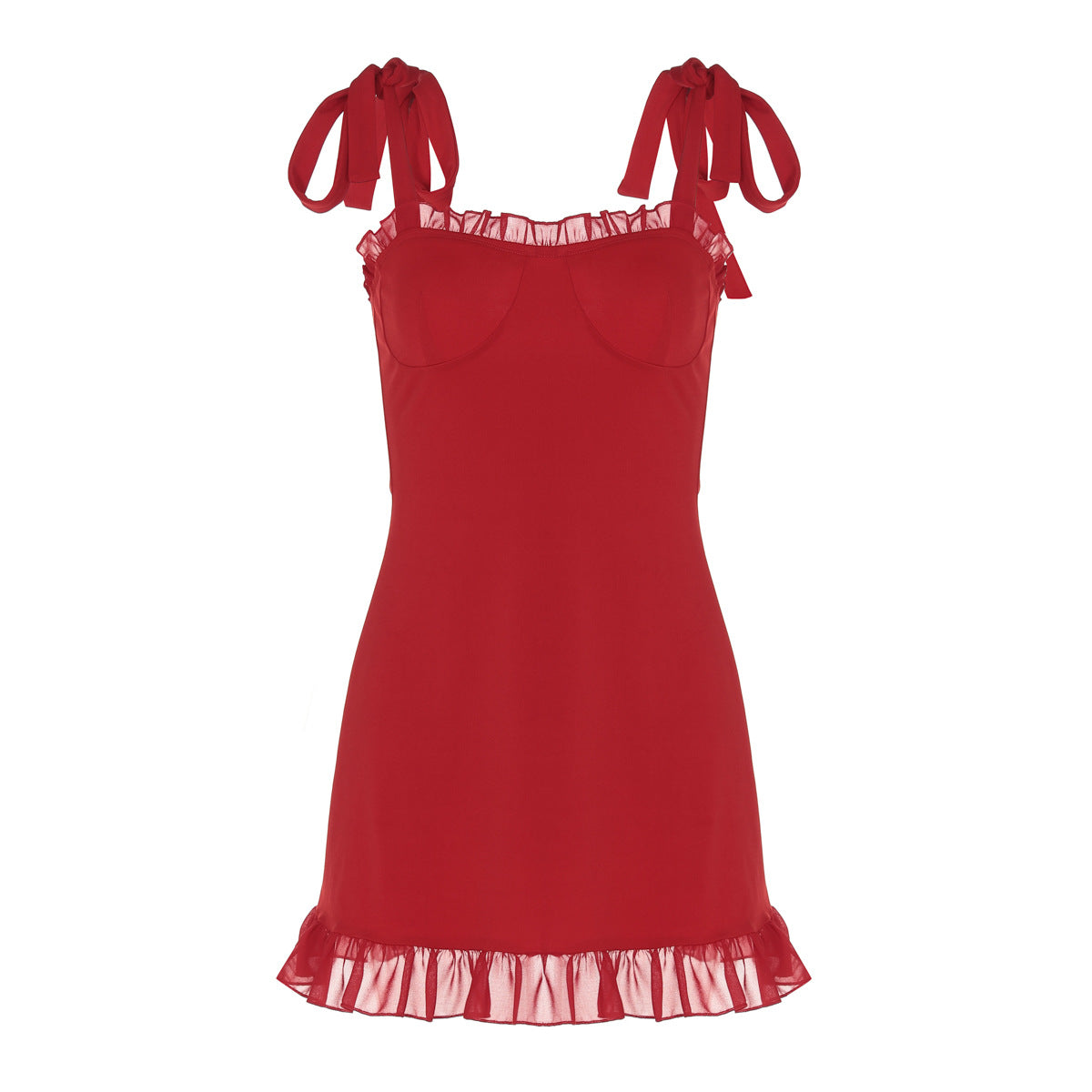 going out outfits Style Women's Clothing Summer New Sexy Low-Cut off-Neck Strap Slim Waist Slimming Dress