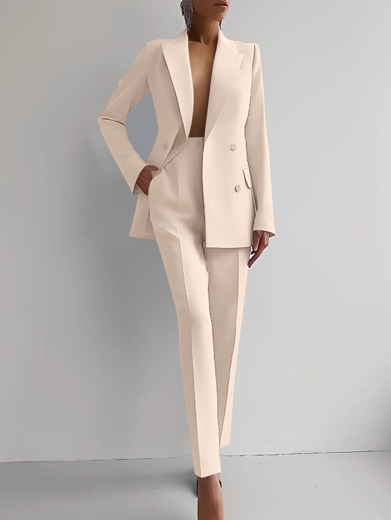 costume ideas 2024 Spring Fashion Casual Business Wear Women's Suit One Set