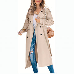 outfit Women's Winter and Autumn Trench Coat Coat Women's