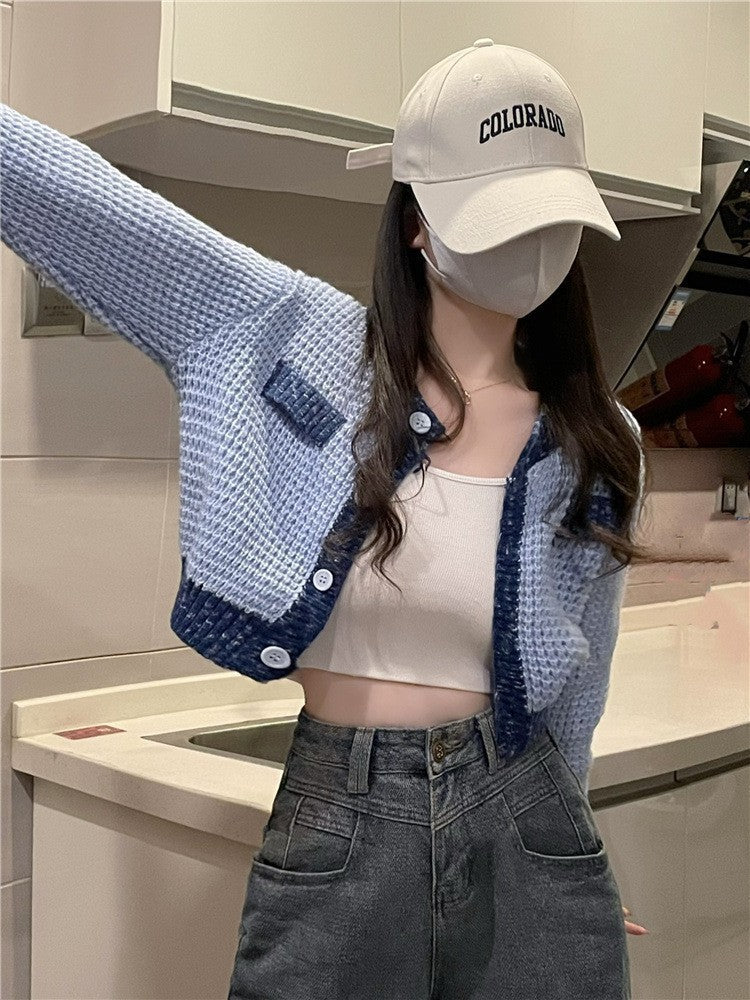 women’s fashion Niche Japanese Retro Lazy Gentle Chic Cardigan Coat Spring French Casual Sweater