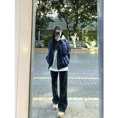 casual outfits High Street Hiphop Pants Men's and Women's Autumn and Winter Black Narrow Straight Trousers Slim Stretch Skinny Jeans