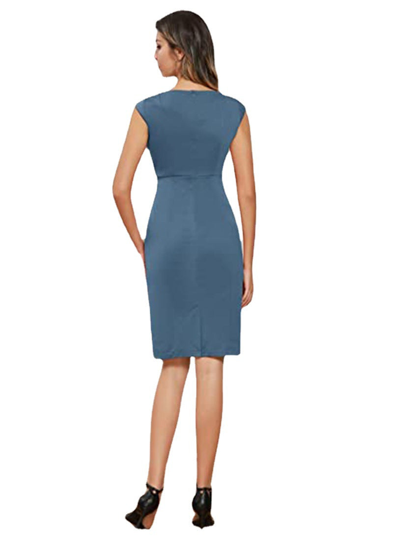 dress outfits Summer Sleeveless Stretch Professional Dress Evening Dress