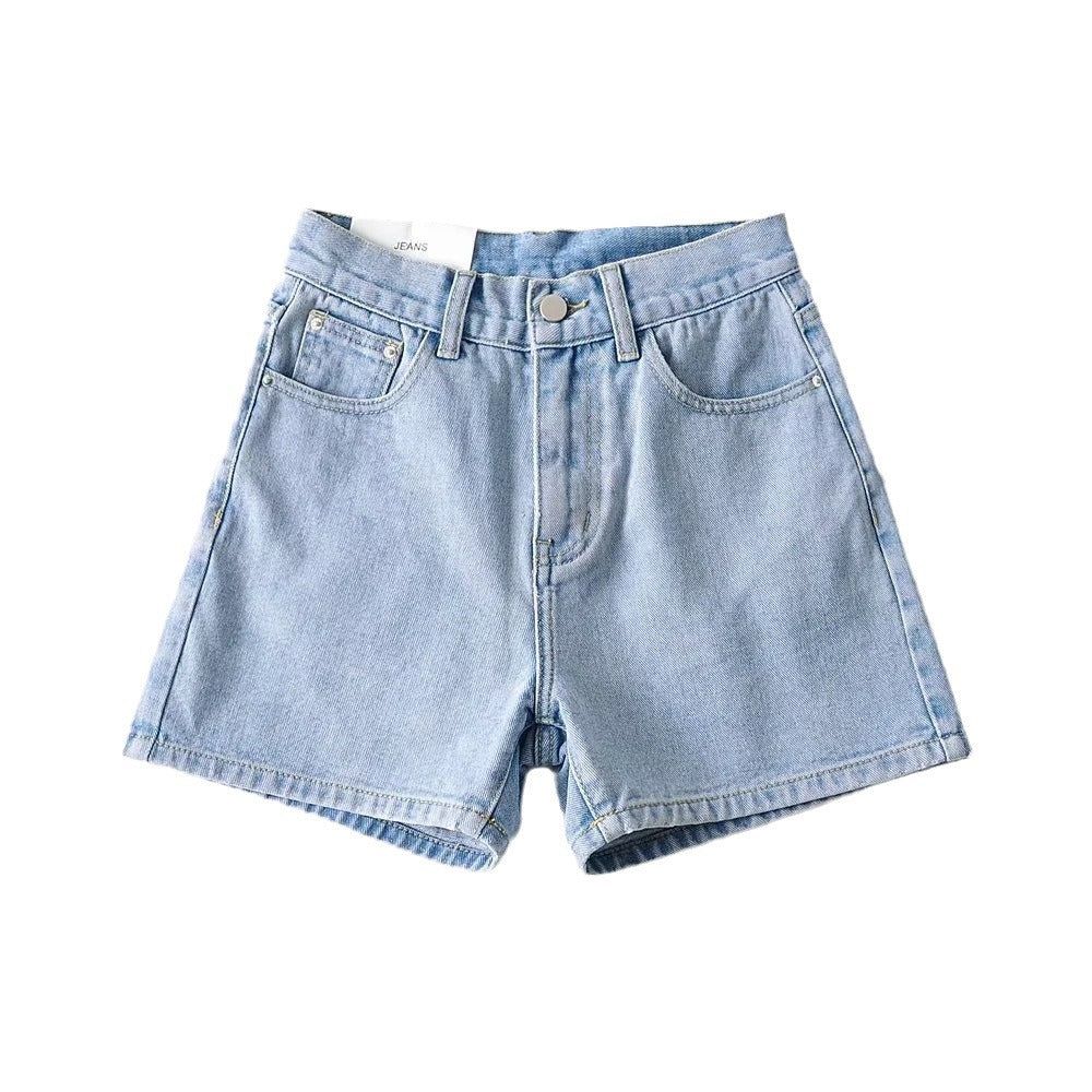 casual summer outfits Curling Denim Fifth Pants Trendy 2024 New High Waist Denim Shorts Fashion Hot Pants