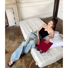 Fall Retro Wide-Leg Jeans Women's Loose Slimming Pants Wide-Leg Pants