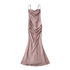 dress Big Women's Date Dress Three-Dimensional Fishbone Sexy Kardashian Fishtail Dress Atmosphere Slimming Waist-Tight Dress