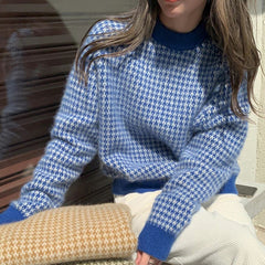 90s fashion men Autumn and Winter New Two-Way Wear Korean Style All-Match Sweater Loose Lazy Style Pullover Sweater Top