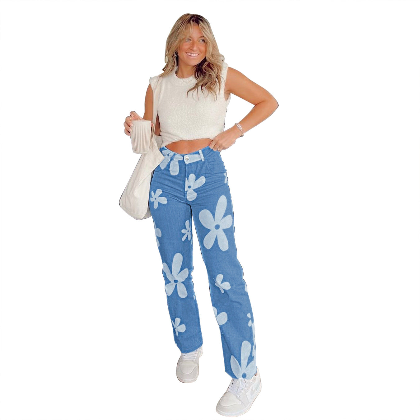 clothes Traceable Jeans Women's Straight Jeans Women's