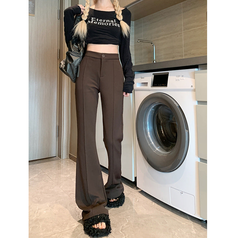 joker costume female outfit Autumn Casual Pants Suit Pants Women's Micro Horn Slimming Slim Mop Pants