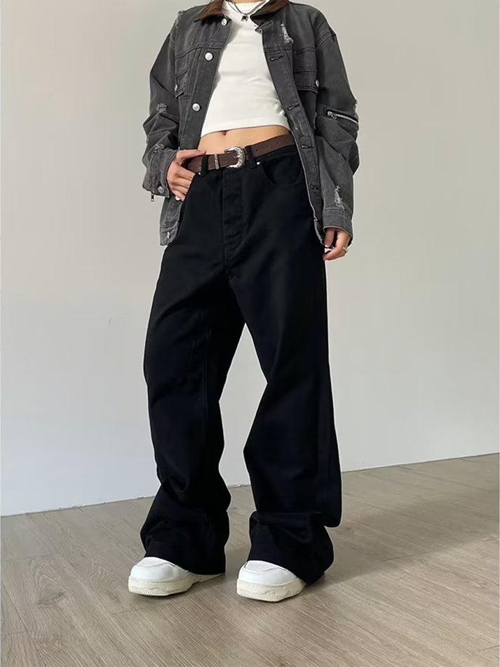 Vintage Washed Mid Rise Boyfriend Jeans