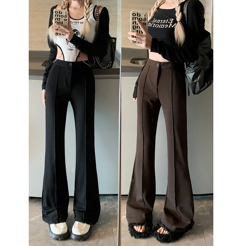 joker costume female outfit Autumn Casual Pants Suit Pants Women's Micro Horn Slimming Slim Mop Pants