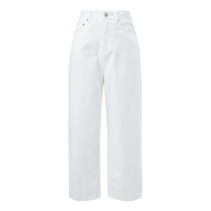 women’s outfits Classic American Retro Jeans Women's Autumn Straight Slimming Wide Leg Loose Trousers