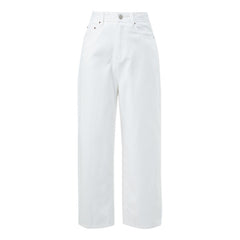 women’s outfits Classic American Retro Jeans Women's Autumn Straight Slimming Wide Leg Loose Trousers
