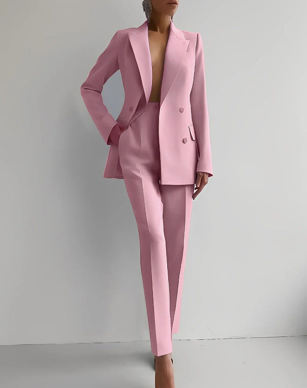 costume ideas 2024 Spring Fashion Casual Business Wear Women's Suit One Set