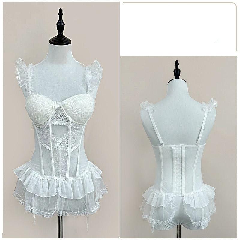Christmas Outfits American Fishbone Camisole Women's Chest Pad Integrated Tube Top Beauty Back Hot Girl Top Short Sweet and Spicy