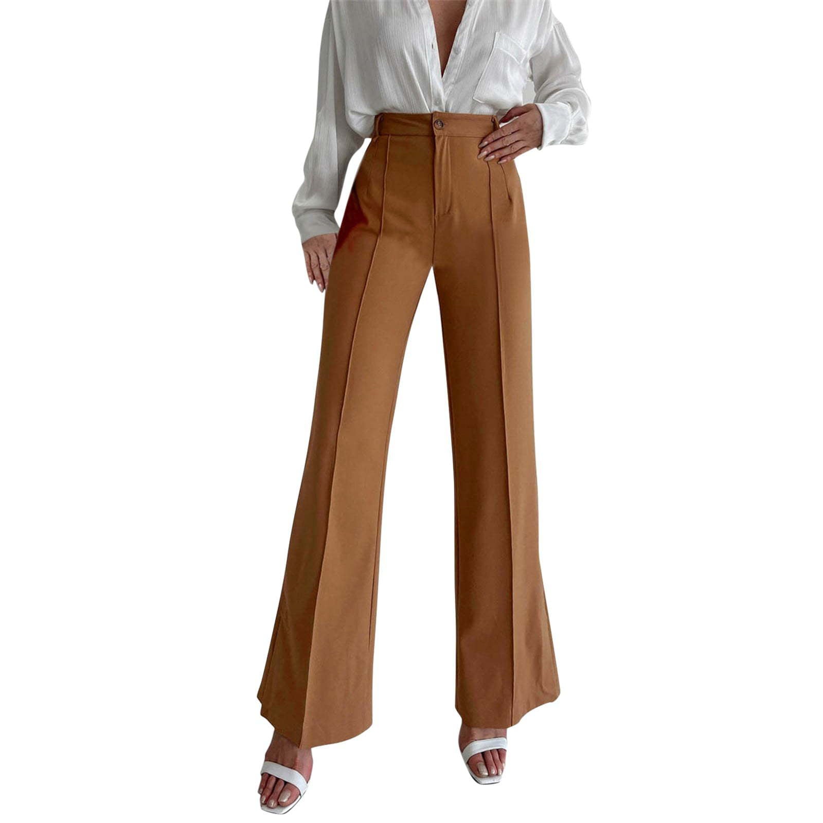 business casual women Loose Casual Trousers Women's Split Straight Pants Suit Pants Autumn and Winter Commuter