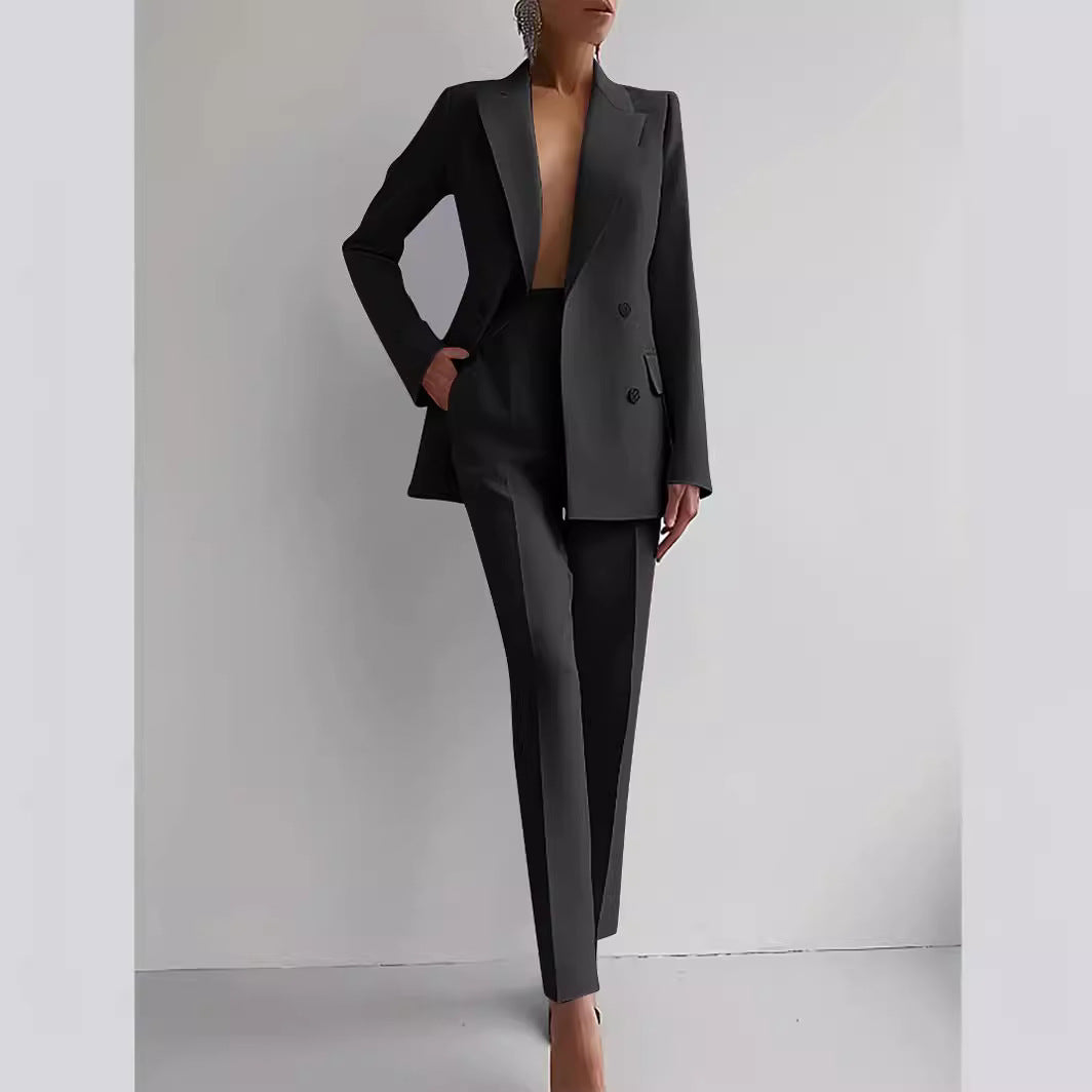 costume ideas 2024 Spring Fashion Casual Business Wear Women's Suit One Set