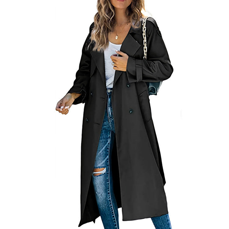 women’s fall outfits Women's Winter and Autumn Trench Coat Coat Women's