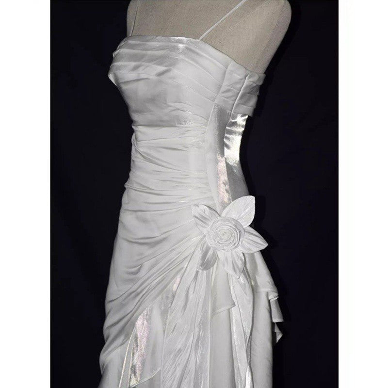 alien invasion dress to impress Spring New Ancient Mermaid Ji Laser Dress Light Luxury Niche Adult Ceremony Battle Gown High-Grade Long Dress