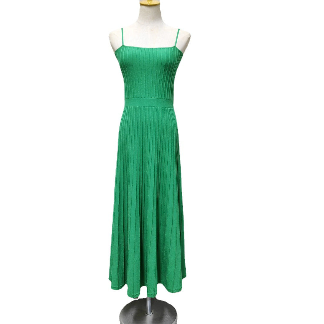 outfit inspo fall Summer Women's Tube Top Slim High Waist Sling Knitted Dress Seaside Vacation Pleated Dress