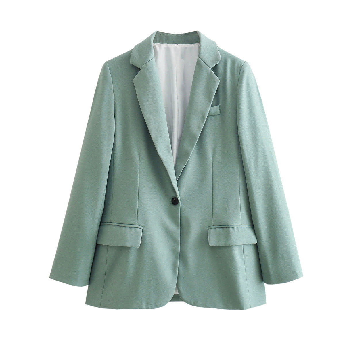 church outfit Women's Spring and Autumn Fashion plus Size Slim Fit One Button Small Suit Jacket for Women