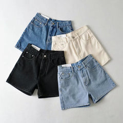 casual summer outfits Curling Denim Fifth Pants Trendy 2024 New High Waist Denim Shorts Fashion Hot Pants