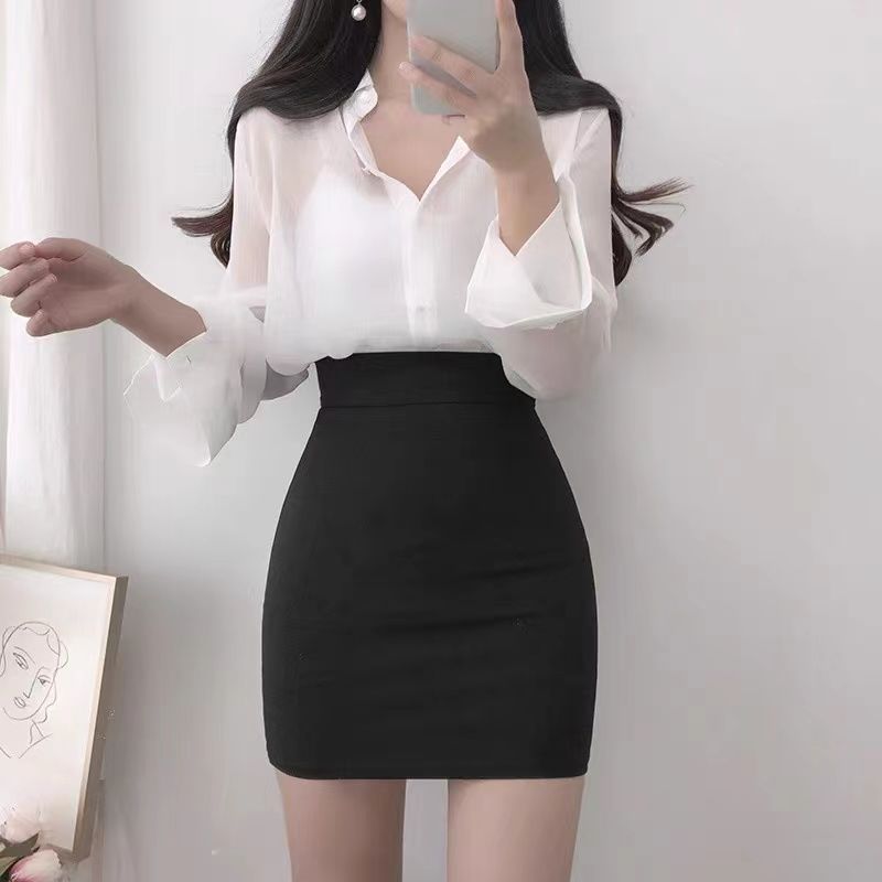discover style ideas Women's High Waist Hip Skirt Summer Spring New Pure Style Sexy Hot Girl Hip Skirt Women