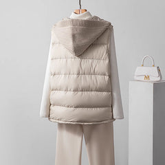 2024 fall fashion trends Lightweight down Vest Women's Autumn and Winter Thin Outer Wear Korean Style Slimming White Duck down Sleeveless down Jacket Vest