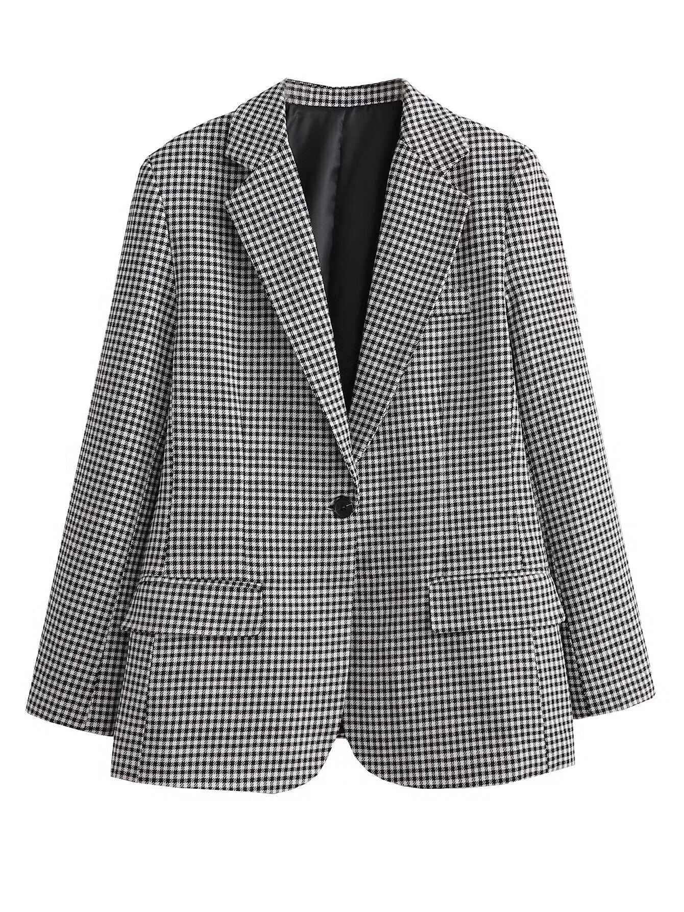 church outfit Women's Spring and Autumn Fashion plus Size Slim Fit One Button Small Suit Jacket for Women