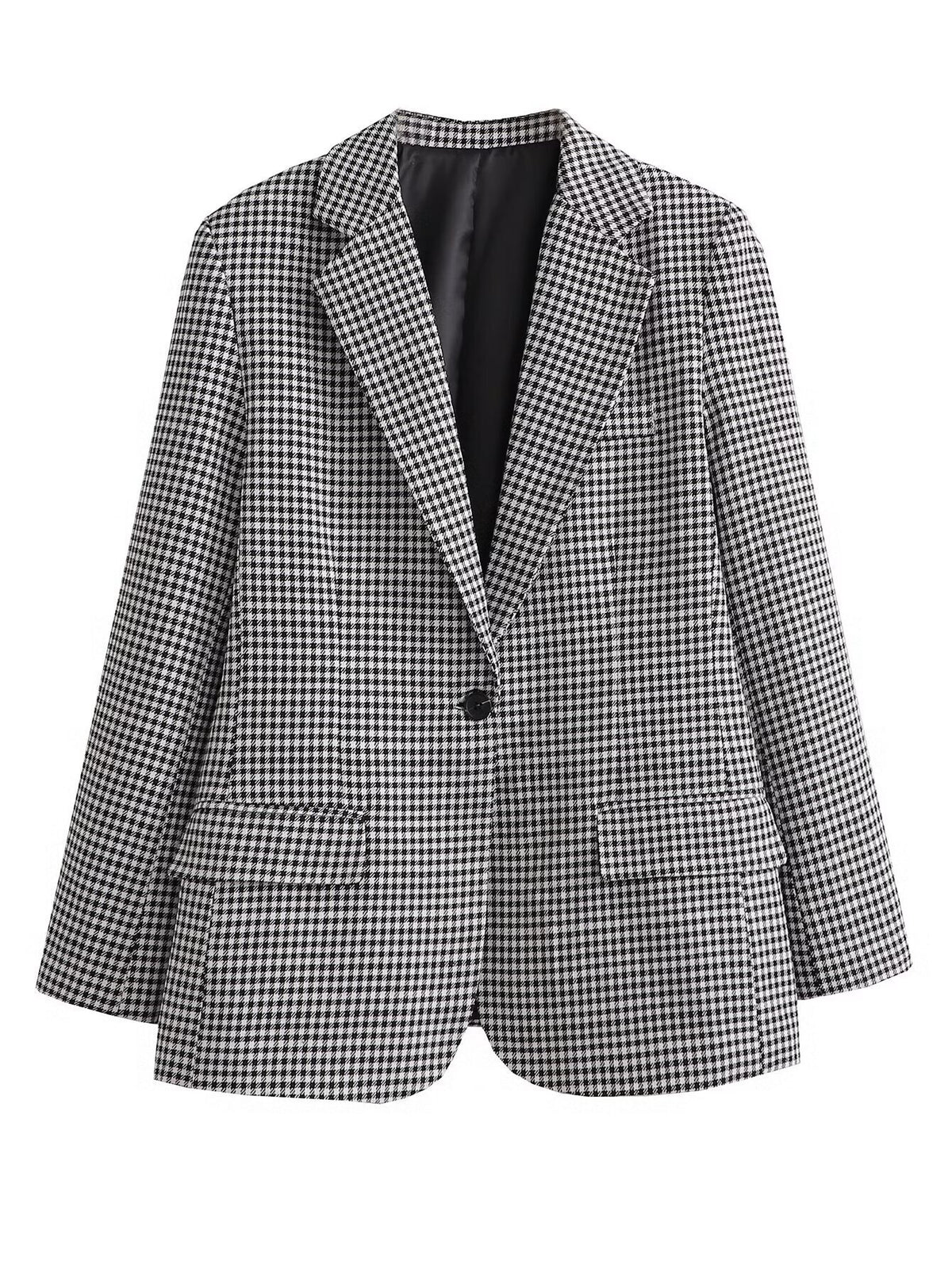 church outfit Women's Spring and Autumn Fashion plus Size Slim Fit One Button Small Suit Jacket for Women
