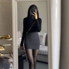 discover style ideas Women's High Waist Hip Skirt Summer Spring New Pure Style Sexy Hot Girl Hip Skirt Women