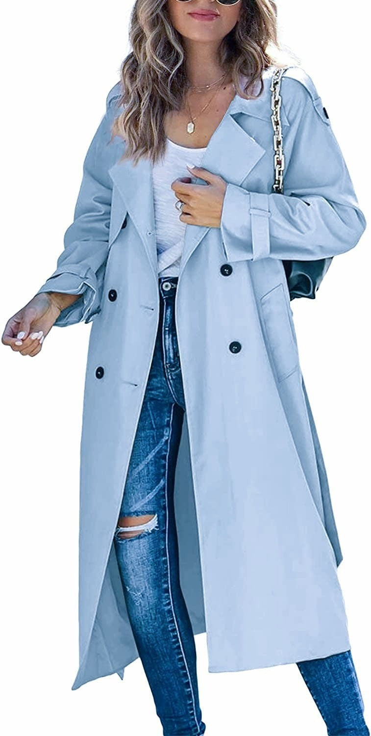 outfit Women's Winter and Autumn Trench Coat Coat Women's