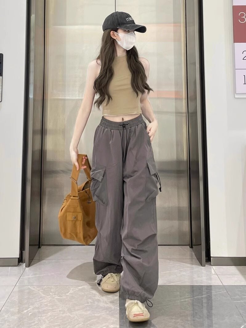 casual fall outfits T Summer Two-Piece Sports Matching Overalls Suit Women's a Set of Fashion Casual Trendy Dopa