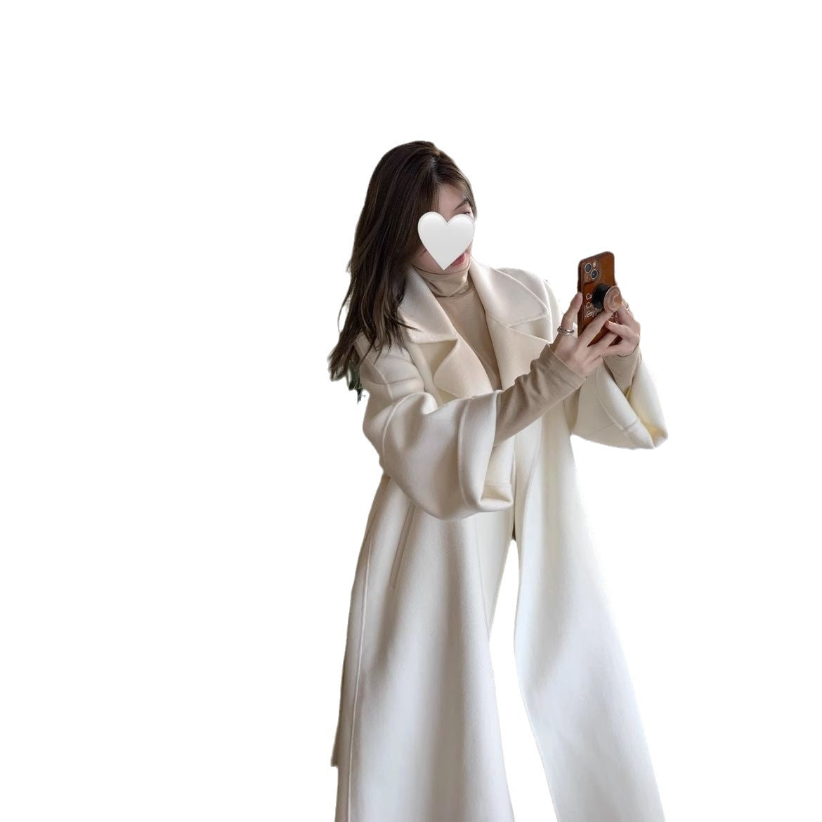 outfit inspo fall New Autumn and Winter Double-Sided Cashmere Coat for Women Autumn and Winter High-Grade Super Nice Mid-Length Korean Style Woolen Coat