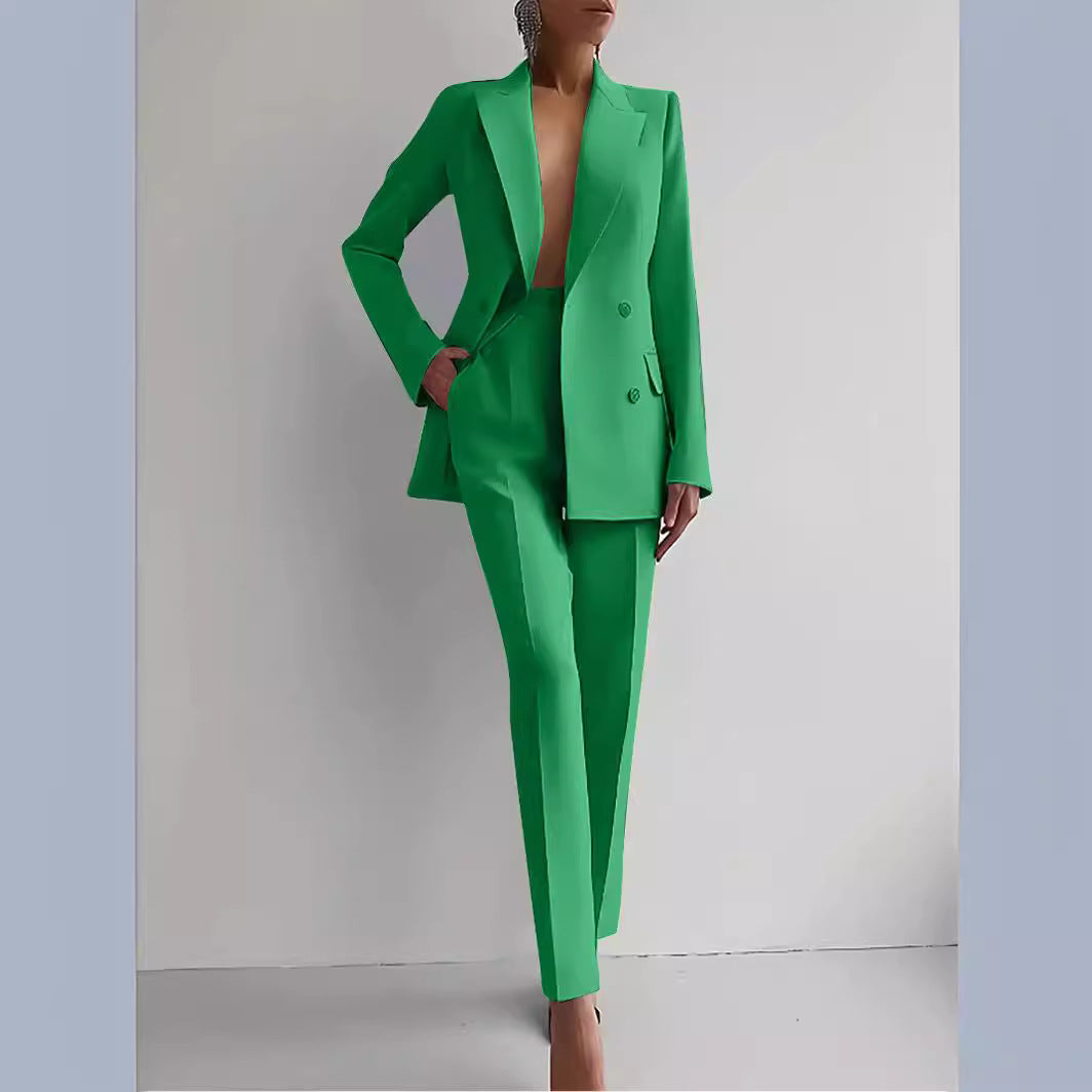 costume ideas 2024 Spring Fashion Casual Business Wear Women's Suit One Set