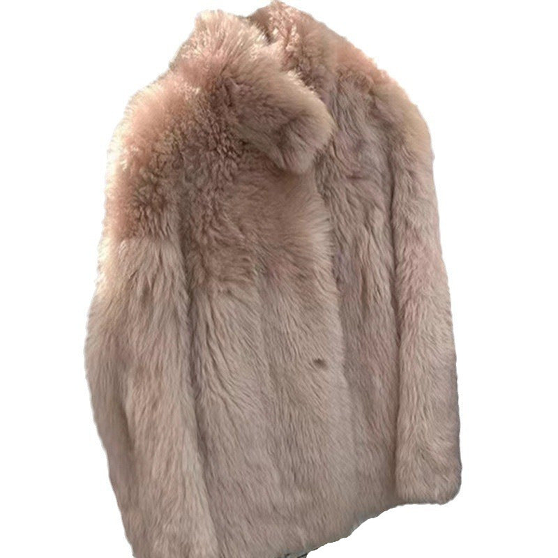 fall outfits 2024 Fur Winter New Lamb Fur Fur Coat Women's Mid-Length Fur Real Fur Coat