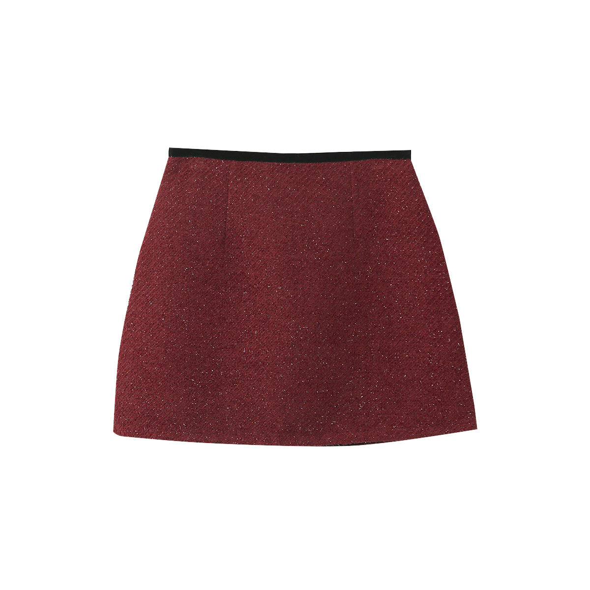 tailgate outfit women New Year Red Shiny Bright Sheath Skirt Women's High Elegant Slimming Skirt Women
