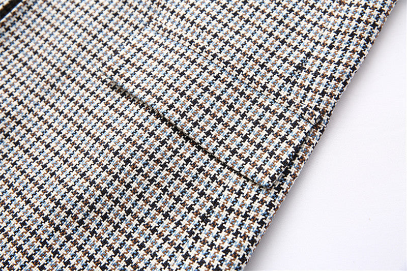 pumpkin patch dress to impress Spring New Women's Style V-neck Plaid Printed Vest Style Dress Women