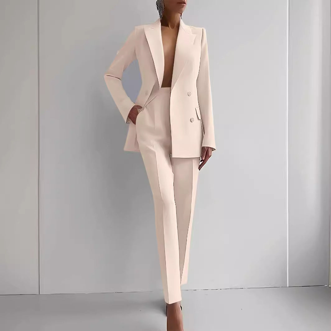 costume ideas 2024 Spring Fashion Casual Business Wear Women's Suit One Set