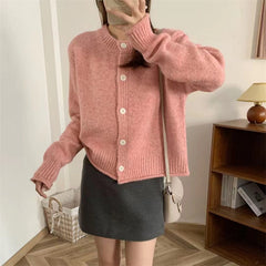 trending fall outfits Fashionable Lazy Style Soft Glutinous Sweater Cardigan Coat for Women Autumn and Winter 2024 Korean Style Knitwear Top for Women