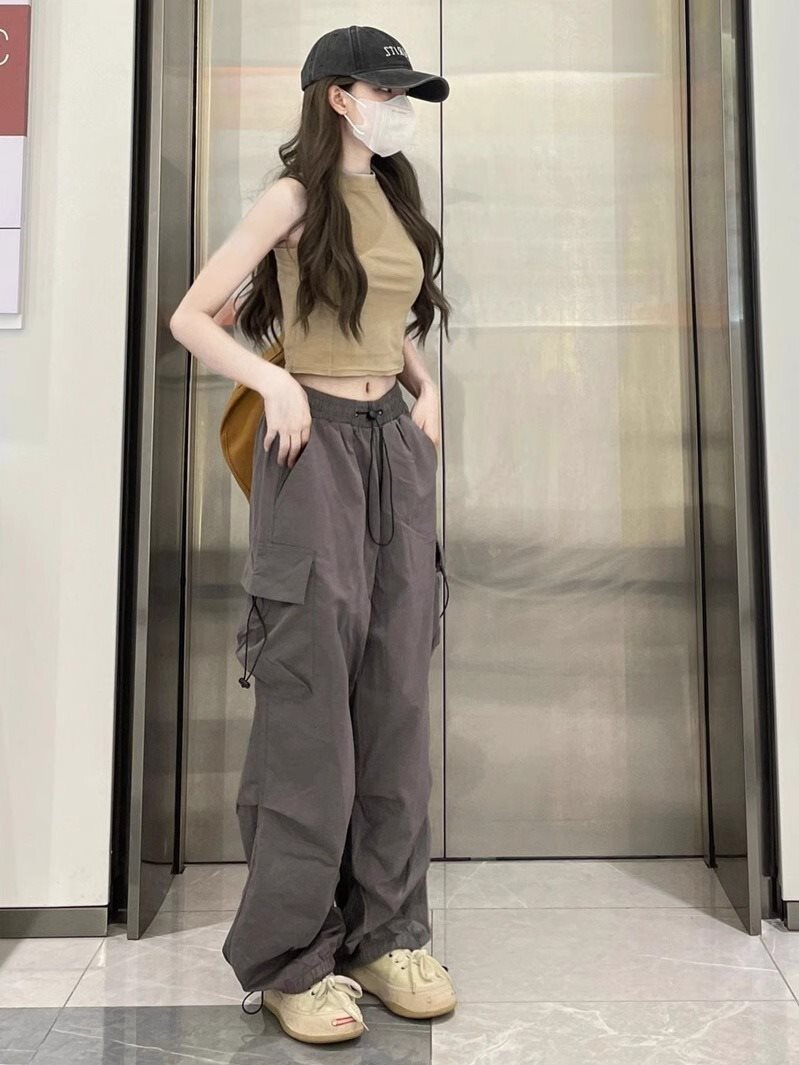 casual fall outfits T Summer Two-Piece Sports Matching Overalls Suit Women's a Set of Fashion Casual Trendy Dopa