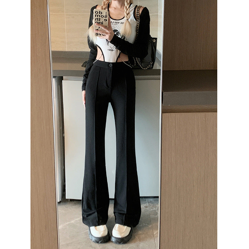 joker costume female outfit Autumn Casual Pants Suit Pants Women's Micro Horn Slimming Slim Mop Pants
